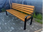 F074 záhradná lavička v dĺžke 180 (190) cm