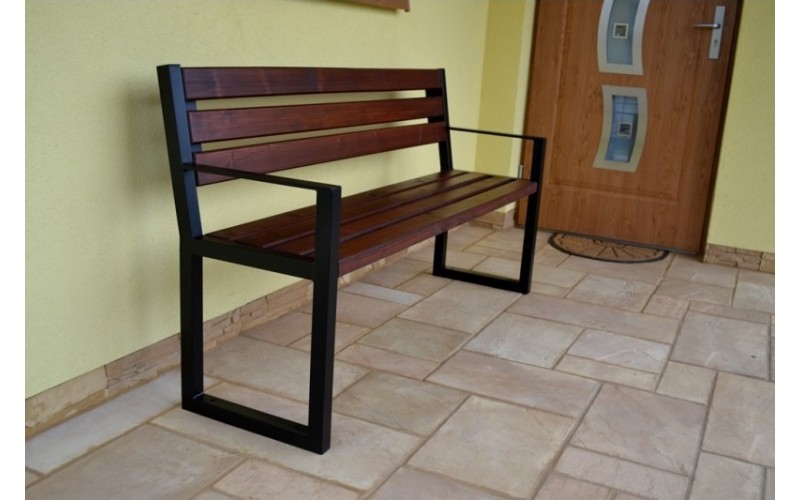 F077 záhradná lavička v dĺžke 150 (158) cm